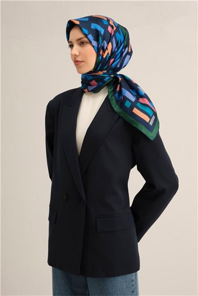 Armine Çiçek Desenli İpek Sura Eşarp 9341 58