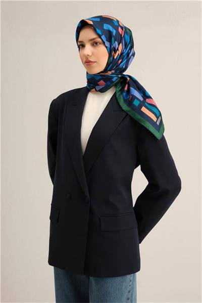 Armine Çiçek Desenli İpek Sura Eşarp 9341 58