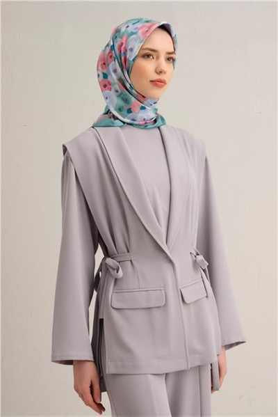 Armine Çiçek Desenli Saf İpek Sura Eşarp 9300D 50