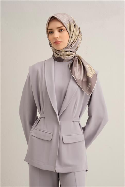 Armine Çiçek Desenli Saf İpek Sura Eşarp 9330D 35