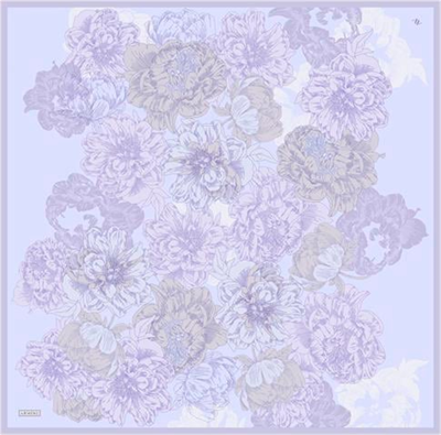 Armine Çiçek Desenli Saf İpek Sura Eşarp 9330D 82