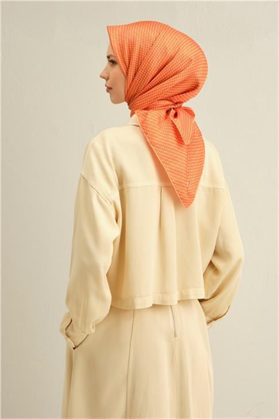 Armine Çiçek Desenli Saf İpek Sura Eşarp 9307D 54