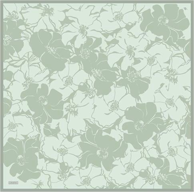 Armine Çiçek Desenli Saf İpek Sura Eşarp 9344D 37