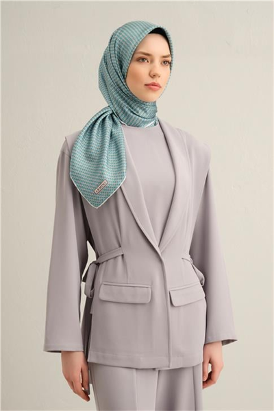 Armine Çiçek Desenli Saf İpek Sura Eşarp 9307D 37