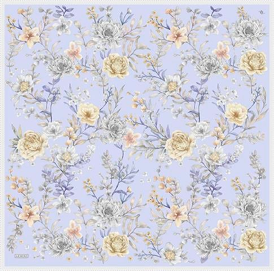 Armine Çiçek Desenli Saf İpek Sura Eşarp 9347D 82