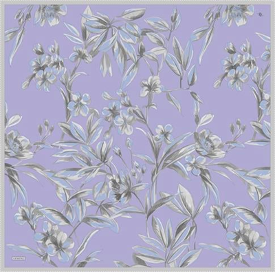 Armine Çiçek Desenli Saf İpek Sura Eşarp 9324D 87