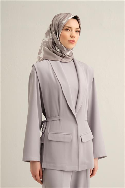Armine Çiçek Desenli Saf İpek Sura Eşarp 9322D 82