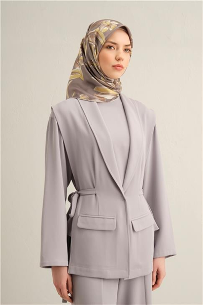 Armine Çiçek Desenli Saf İpek Sura Eşarp 9324D 35