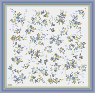 Armine Çiçek Desenli Saf İpek Sura Eşarp 9316D 83