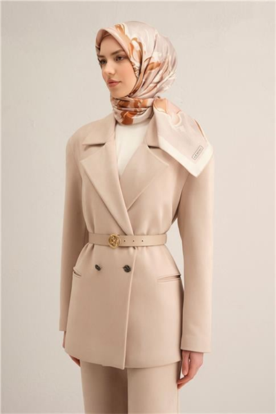 Armine Çiçek Desenli Saf İpek Sura Eşarp 9318D 33