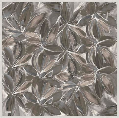 Armine Çiçek Desenli Saf İpek Twill Eşarp 9406D 85