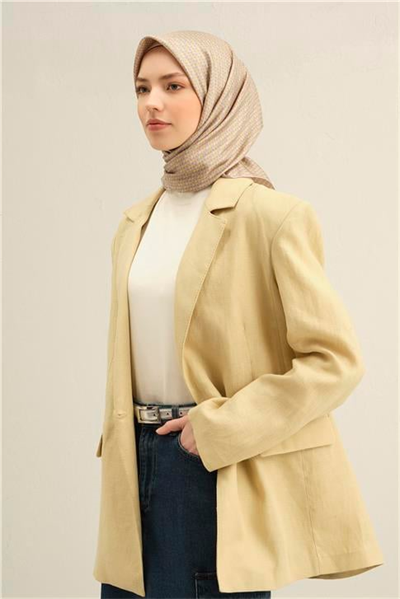 Armine Çiçek Desenli Saf İpek Twill Eşarp 9307D 32