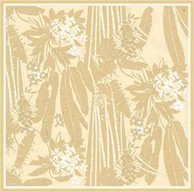 Armine Çiçek Desenli Saf İpek Twill Eşarp 9353D 35
