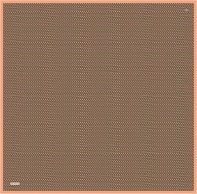 Armine Çiçek Desenli Saf İpek Twill Eşarp 9307D 80