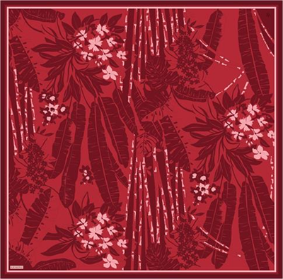 Armine Çiçek Desenli Saf İpek Twill Eşarp 9353D 34