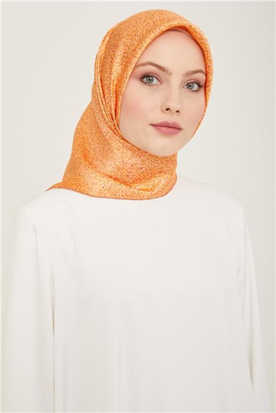 Armine Çiçek Desenli Sura İpek Eşarp 24Ya9115 36 51