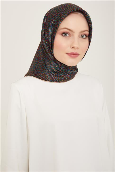 Armine Çiçek Desenli Sura İpek Eşarp 24Ya9115 36 05