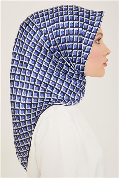 Armine Çiçek Desenli Sura İpek Eşarp 24Ya9110 34 32