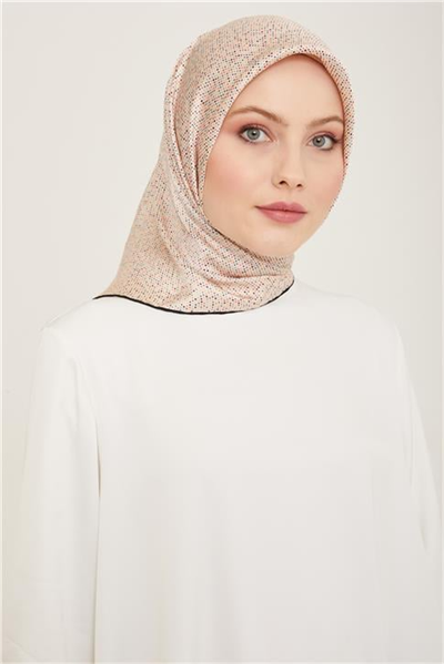Armine Çiçek Desenli Sura İpek Eşarp 24Ya9115 36 82