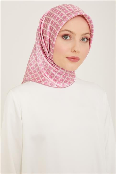 Armine Çiçek Desenli Sura İpek Eşarp 24Ya9110 34 01