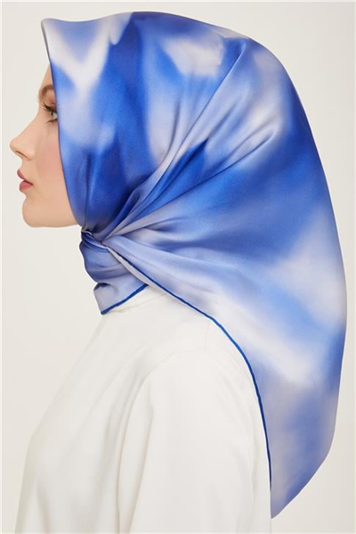 Armine Çiçek Desenli Twill İpek Eşarp 24Ya9124 82 84