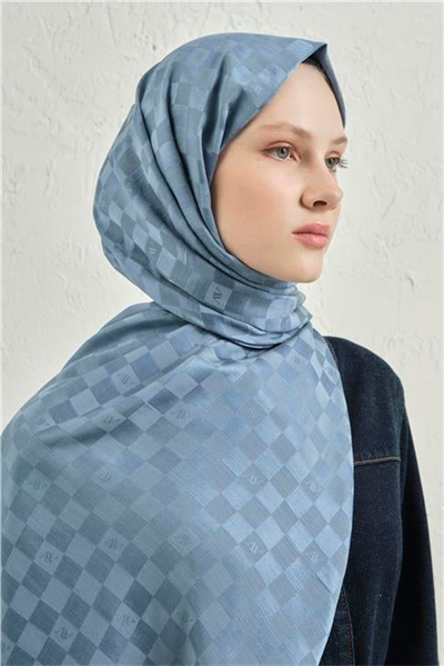 Armine Elegance İpek Pamuk Dama Şal 26