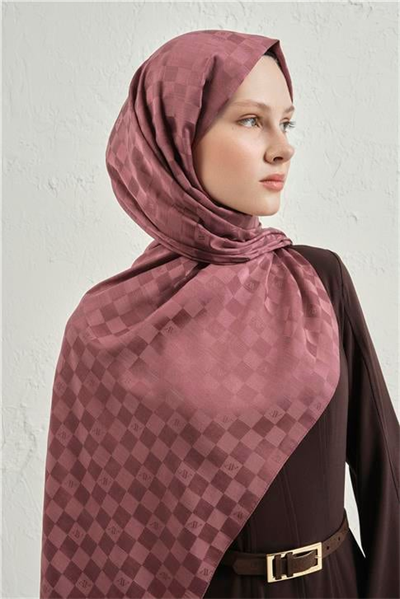 Armine Elegance İpek Pamuk Dama Şal 32