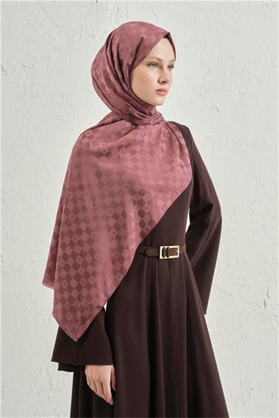 Armine Elegance İpek Pamuk Dama Şal 32