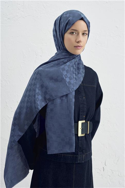 Armine Elegance İpek Pamuk Dama Şal 35