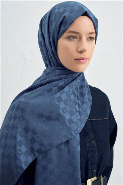 Armine Elegance İpek Pamuk Dama Şal 35