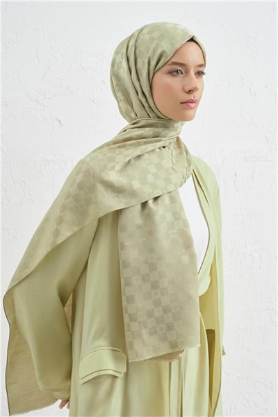 Armine Elegance İpek Pamuk Dama Şal 54