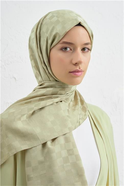 Armine Elegance İpek Pamuk Dama Şal 54