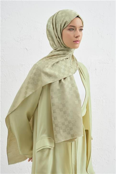 Armine Elegance İpek Pamuk Dama Şal 54