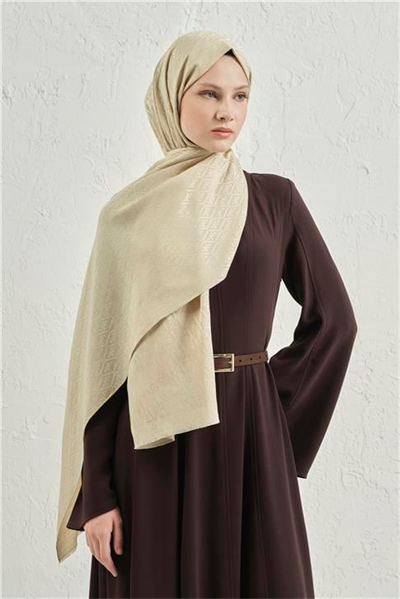 Armine Elegance İpek Pamuk Monogram Şal 17