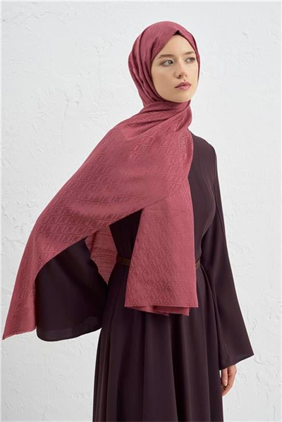 Armine Elegance İpek Pamuk Monogram Şal 32