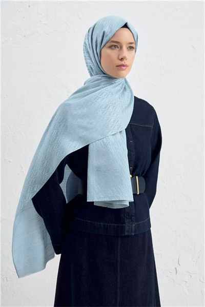 Armine Elegance İpek Pamuk Monogram Şal 55