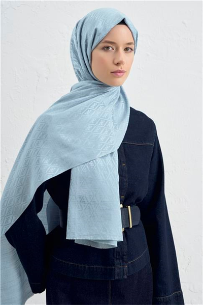 Armine Elegance İpek Pamuk Monogram Şal 55