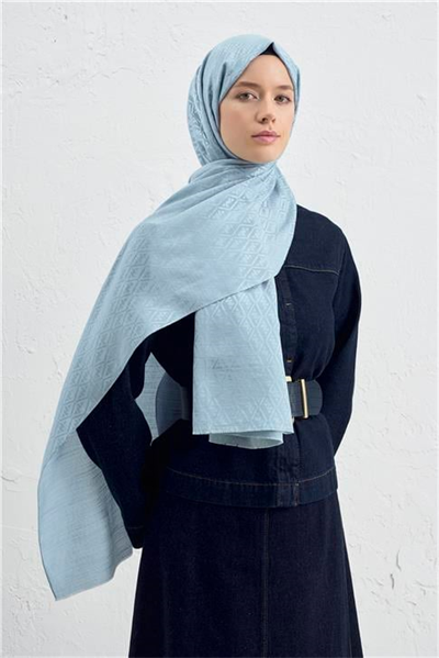 Armine Elegance İpek Pamuk Monogram Şal 55