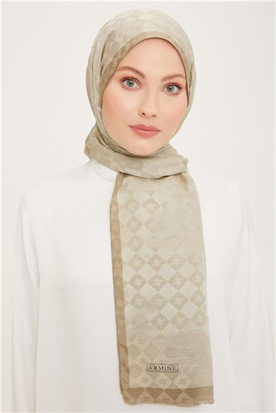 Armine Elegance İpek Pamuk Şal 15