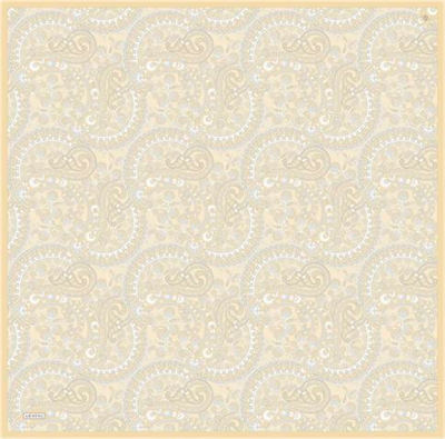 Armine Etnik Desenli Saf İpek Twill Eşarp 9304D 53