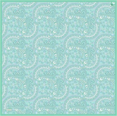 Armine Etnik Desenli Saf İpek Twill Eşarp 9304D 20