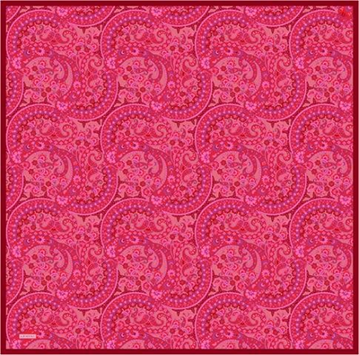 Armine Etnik Desenli Saf İpek Twill Eşarp 9304D 55