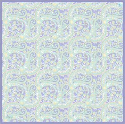 Armine Etnik Desenli Saf İpek Twill Eşarp 9304D 34
