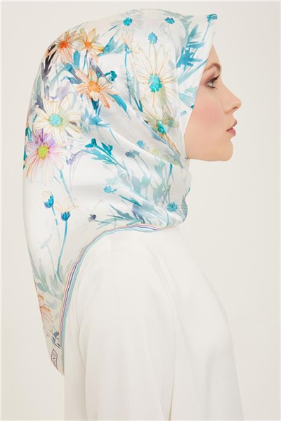 Armine Etnik Desenli Sura İpek Eşarp 24Ya9130 3 36