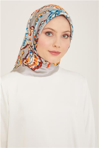 Armine Etnik Desenli Twill İpek Eşarp 24Ya9130 34 34
