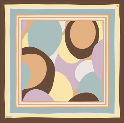 Armine Geometrik Desenli Saf İpek Sura Eşarp 9313D 81