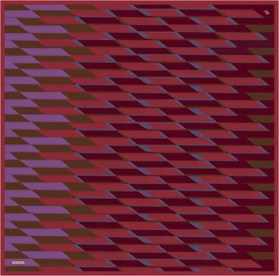 Armine Geometrik Desenli Saf İpek Sura Eşarp 9325D 83