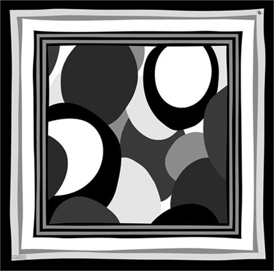 Armine Geometrik Desenli Saf İpek Sura Eşarp 9313D 85