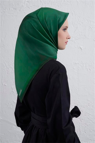 Armine Geometrik Desenli Saf İpek Twill Eşarp 9402D 36