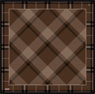 Armine Geometrik Desenli Saf İpek Twill Eşarp 9418D 33